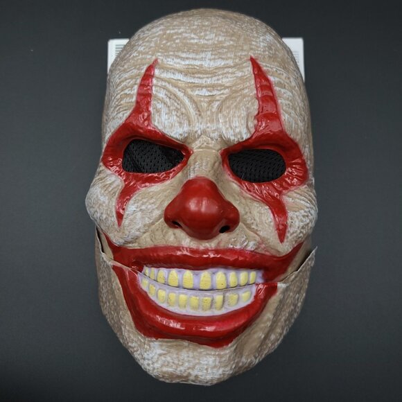 Terrifying Horror Clown - Glowing Scary Halloween Mask , One Size, NWT - Picture 1 of 4